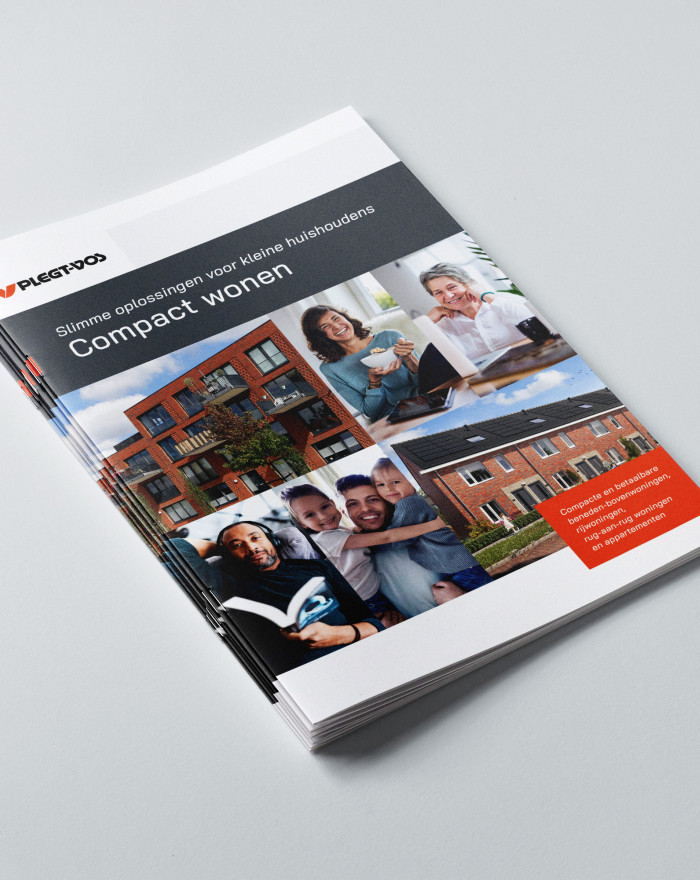 Mock up brochure compact wonen