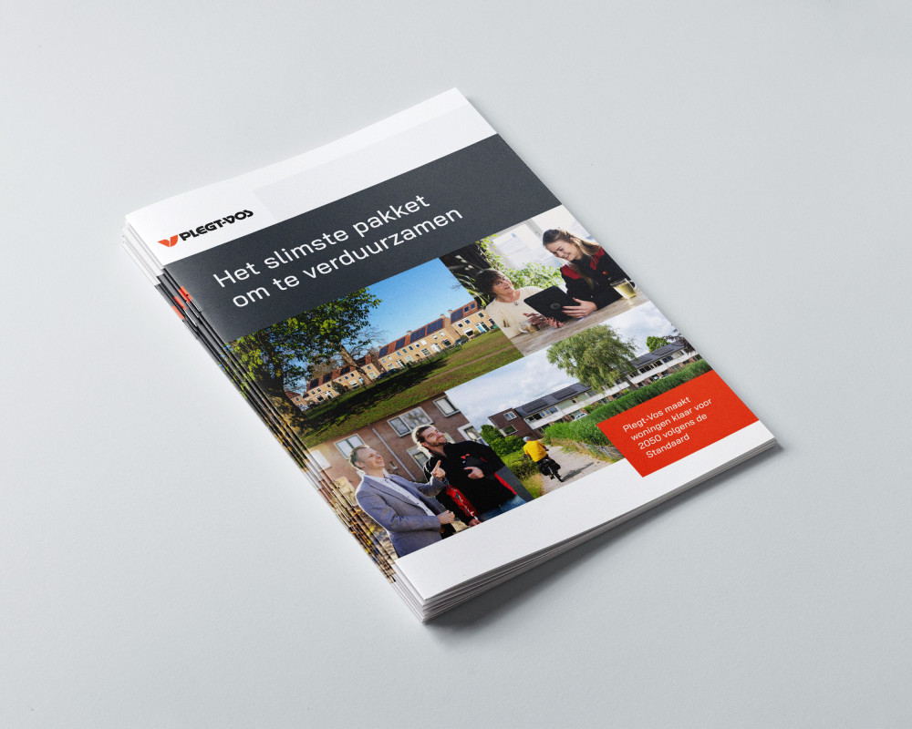 Mock up brochure Verduurzamen