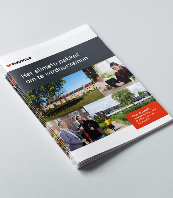 Mock up brochure Verduurzamen