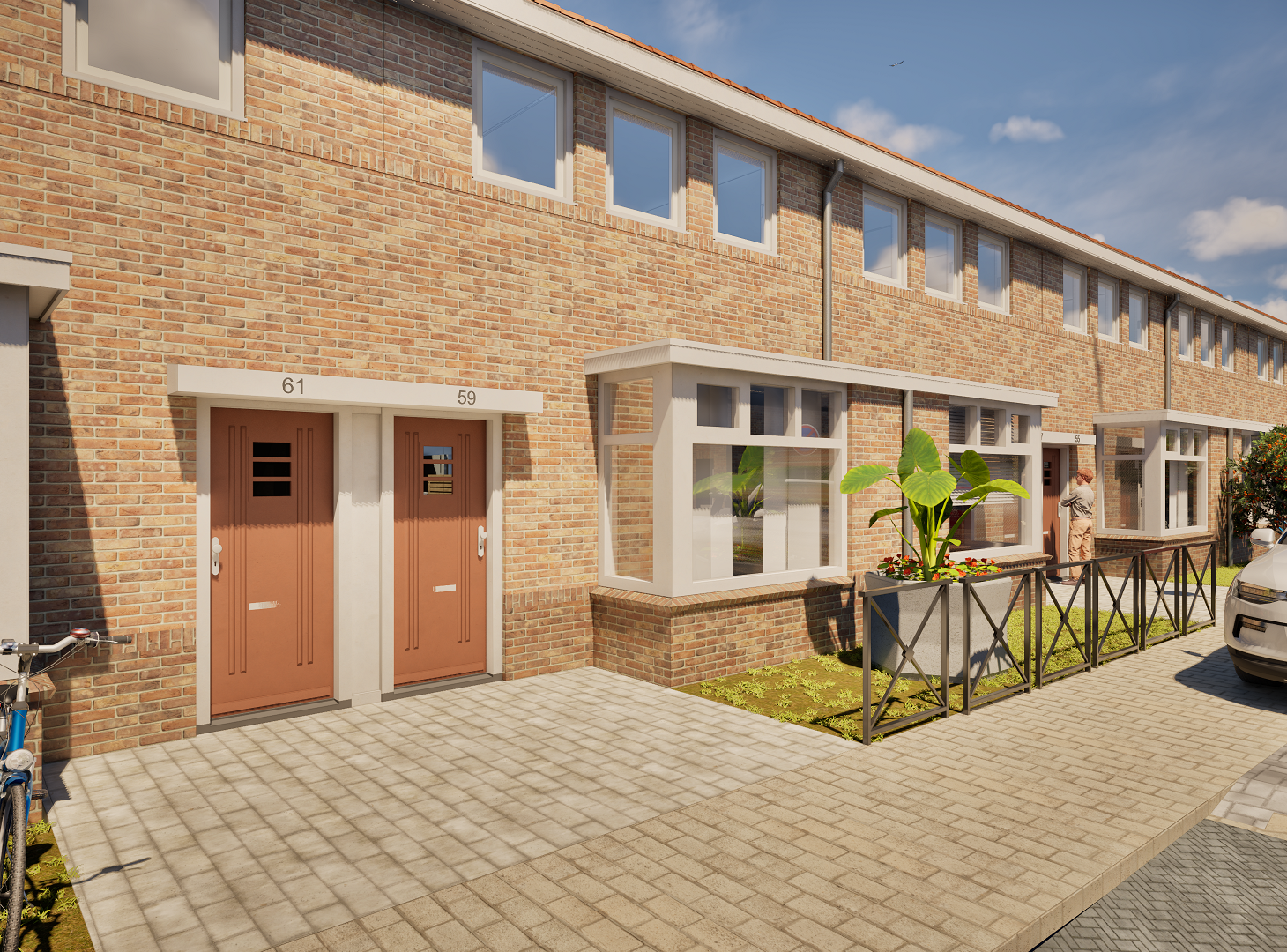 Nieuwe situatie Renovatie Blauwhuisweg Almelo