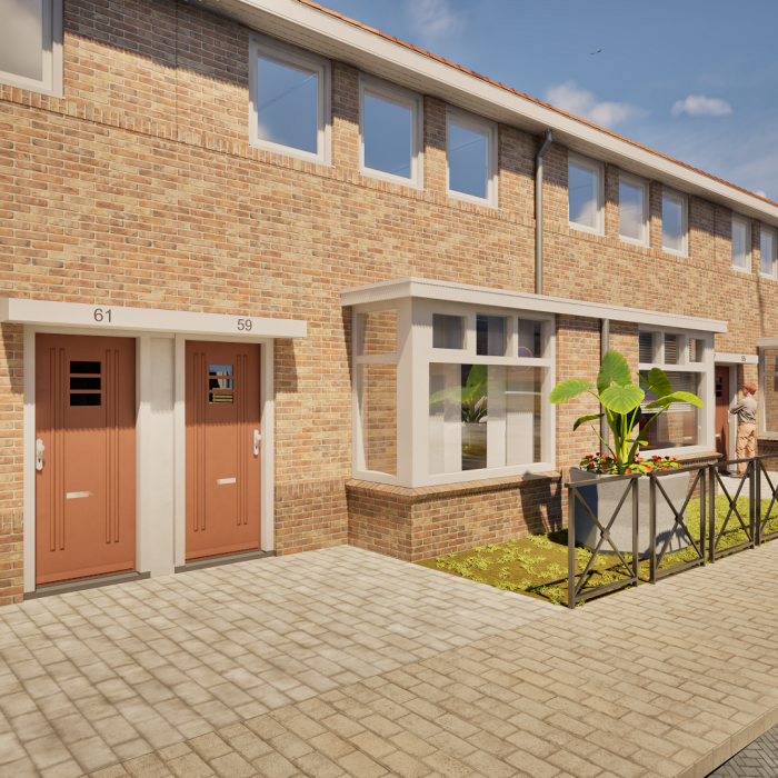 Nieuwe situatie Renovatie Blauwhuisweg Almelo