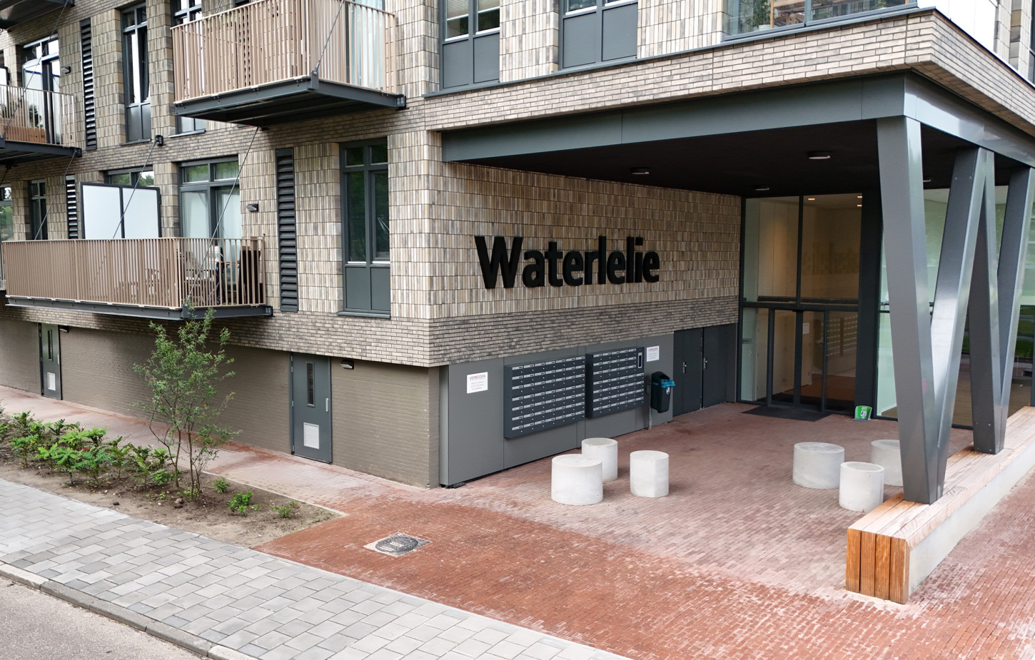 Waterlelie ingang
