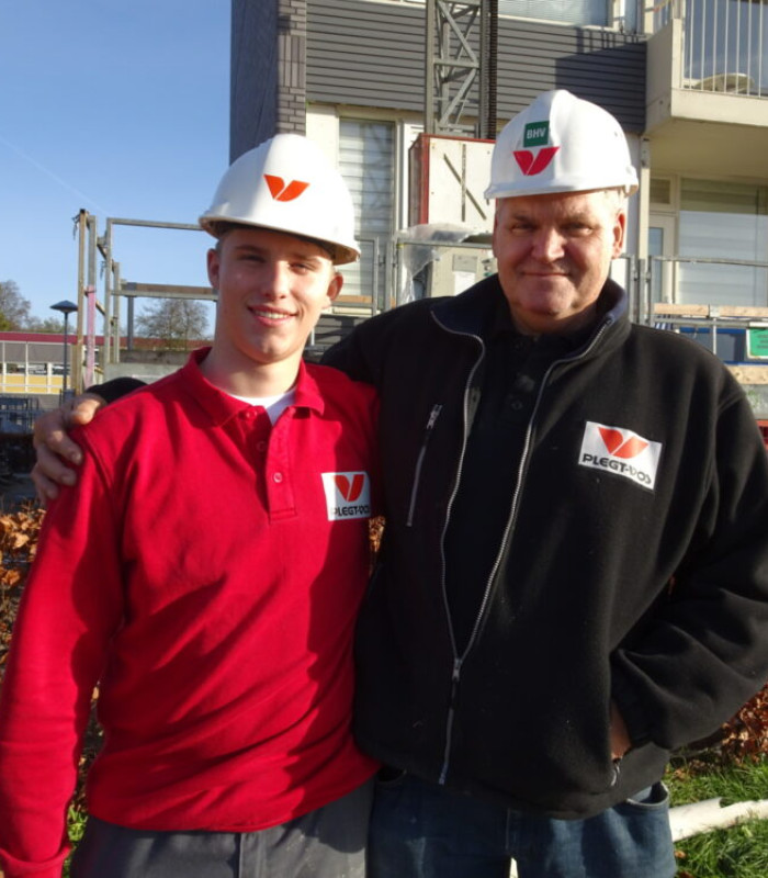 Willem en Renzo samen
