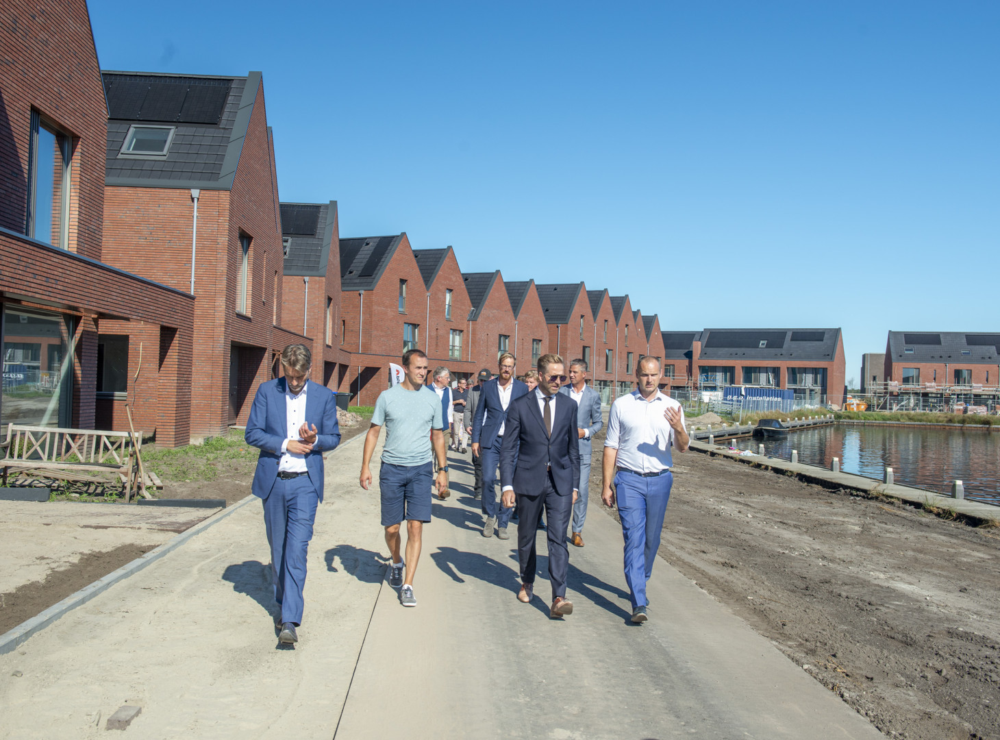 Groningen Meerstad weth van Neijenhuis met minister Hugo de Jong 2